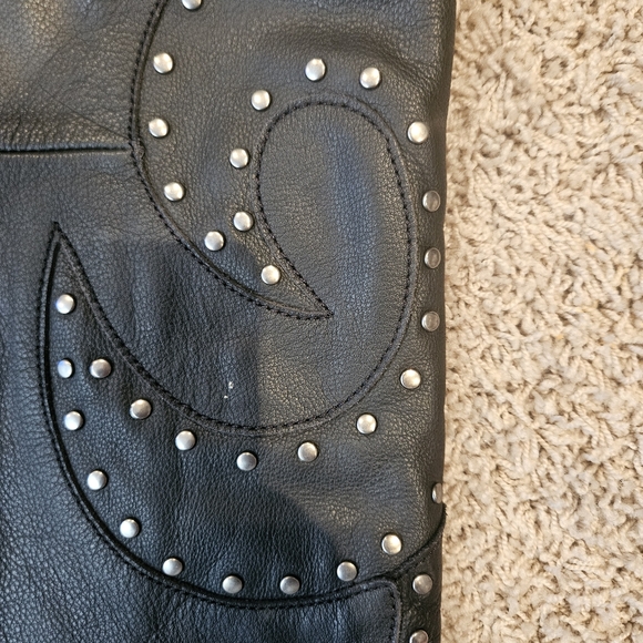 Ladies Harley Davidson studded chaps - Picture 3 of 10